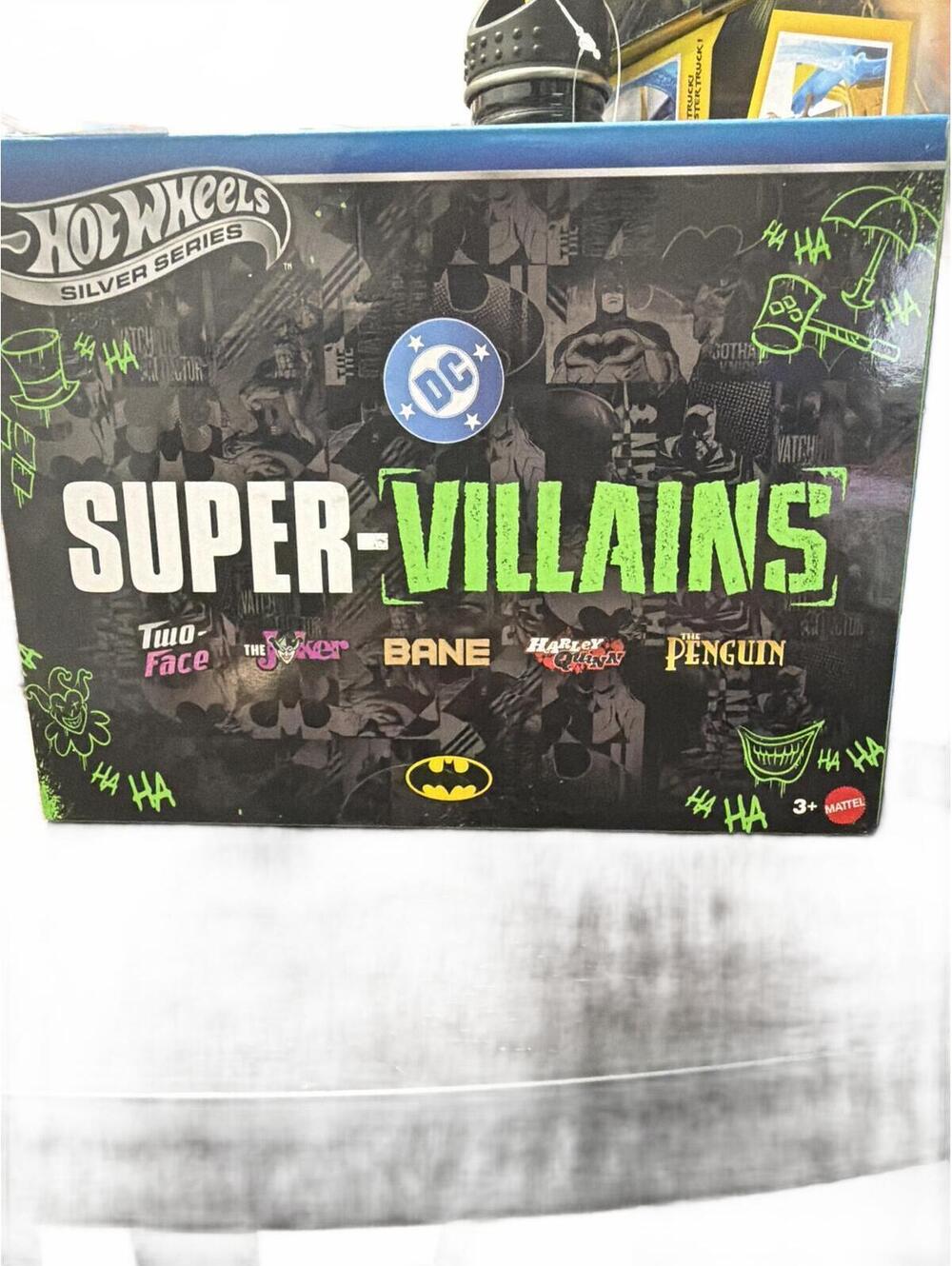 Hot Wheels DC Super-Villains Silver Series Collectible Set